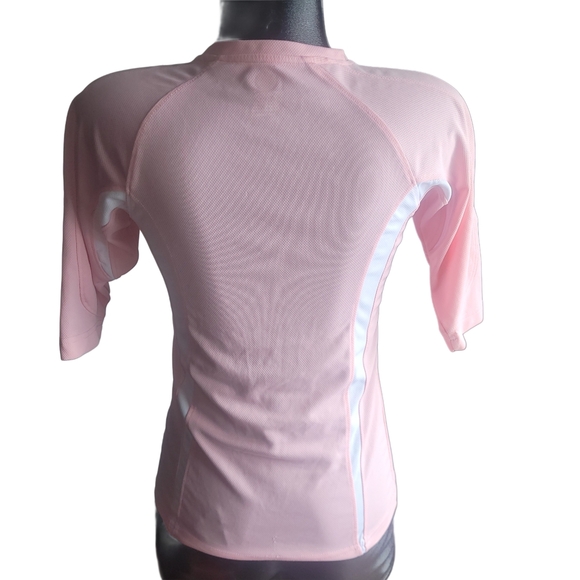 NHL Pink V-Neck Short Sleeve Top Montreal Canadians XS - Picture 3 of 4